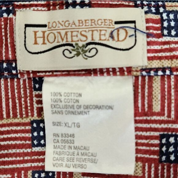 Patriotic VTG Bottom Down Dennis Blouse - Picture 8 of 10